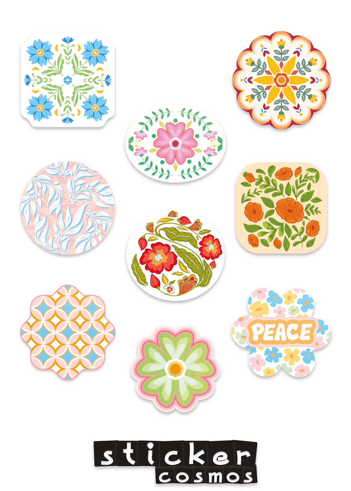 Reflective stickers sheet PATTERNS-3