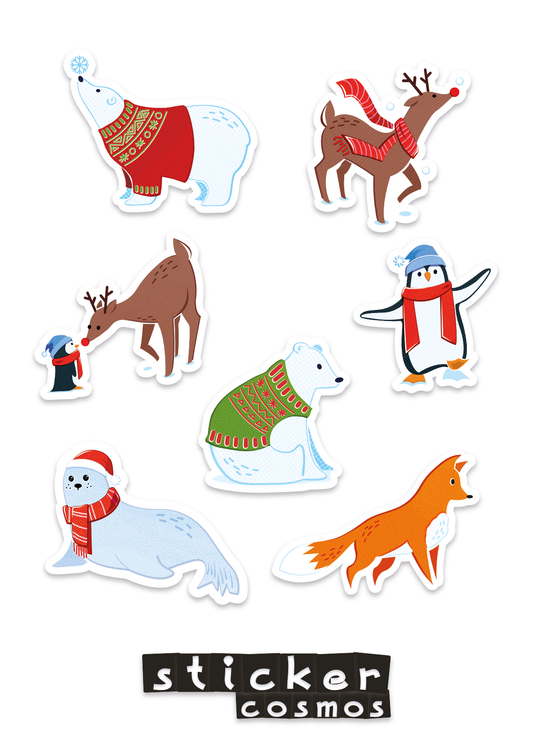 Vinyl stickers sheet ANIMALS 4