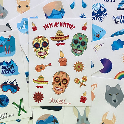 Vinyl stickers sheet HALLOWEEN 2