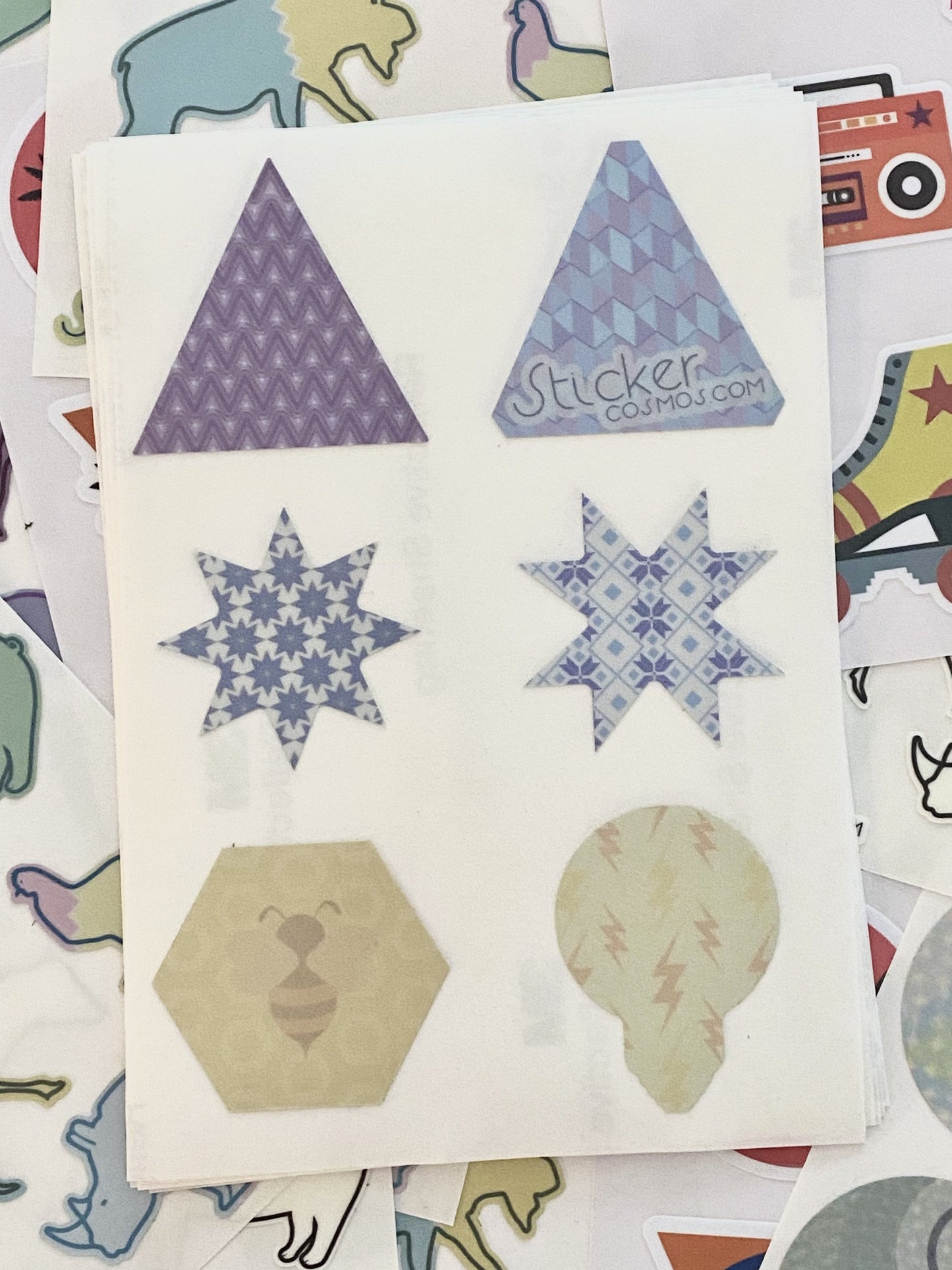 Reflective stickers sheet PATTERNS-3