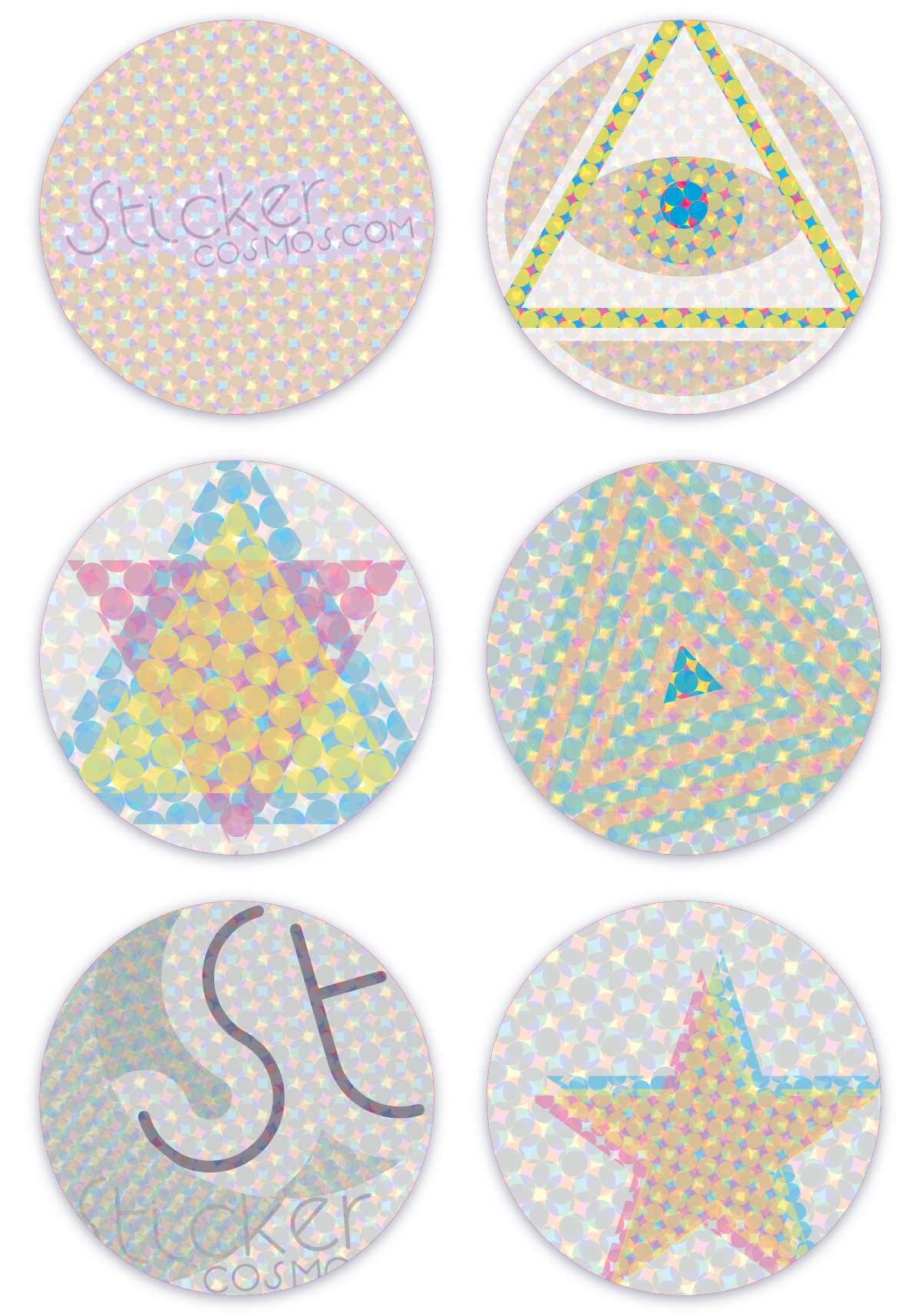 Reflective stickers sheet SCREEN