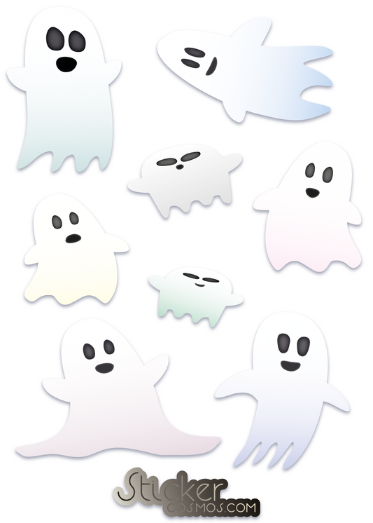 Vinyl stickers sheet GHOSTS 1