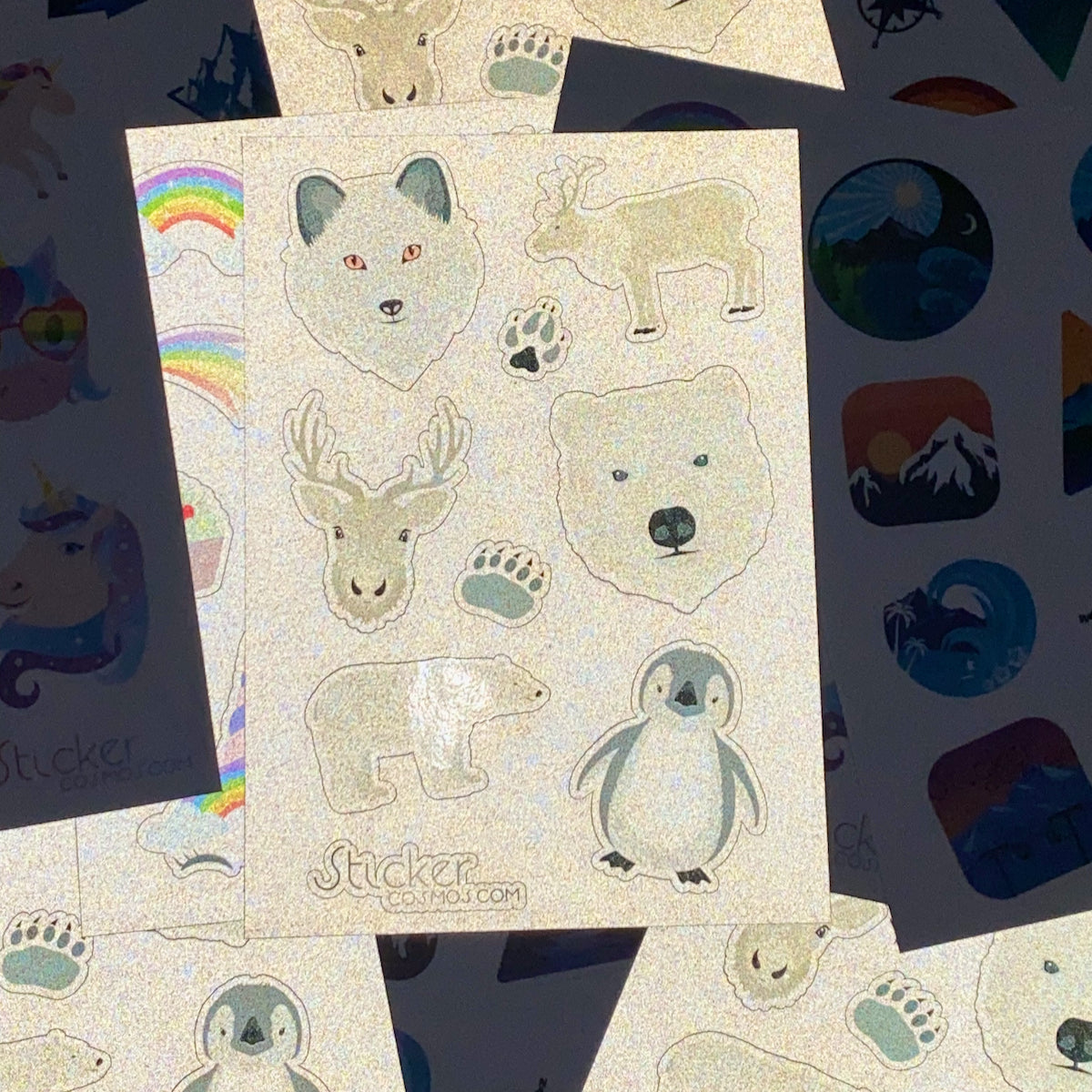 Reflective stickers sheet ANIMALS 3