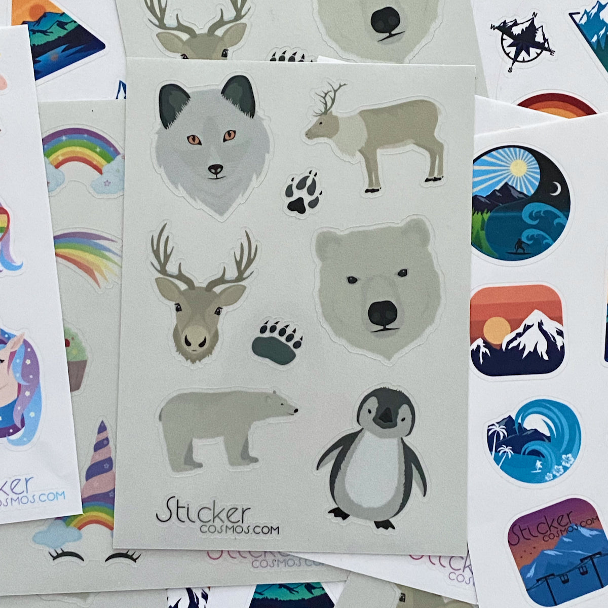 Reflective stickers sheet ANIMALS 3