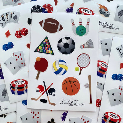 Vinyl stickers sheet SPORTS-1