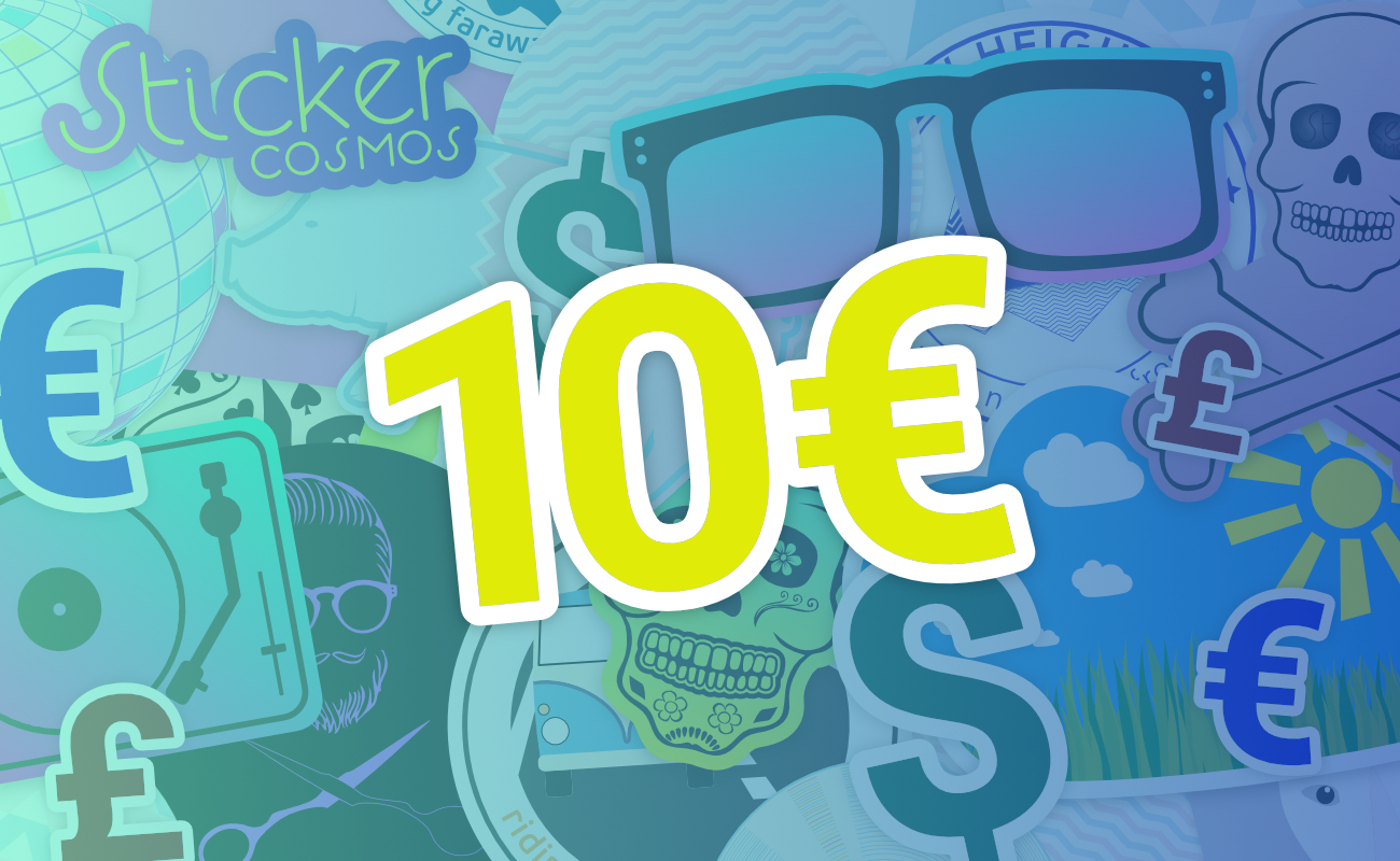 Sticker Cosmos gift card