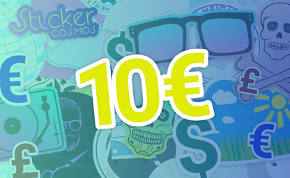 Sticker Cosmos gift card