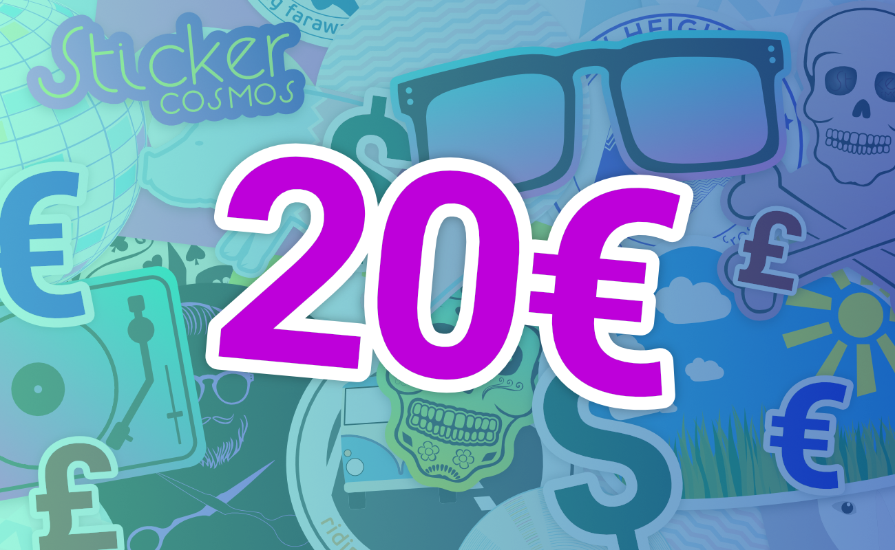 Sticker Cosmos gift card