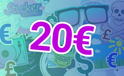 Sticker Cosmos gift card