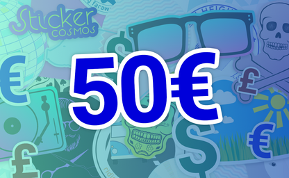 Sticker Cosmos gift card