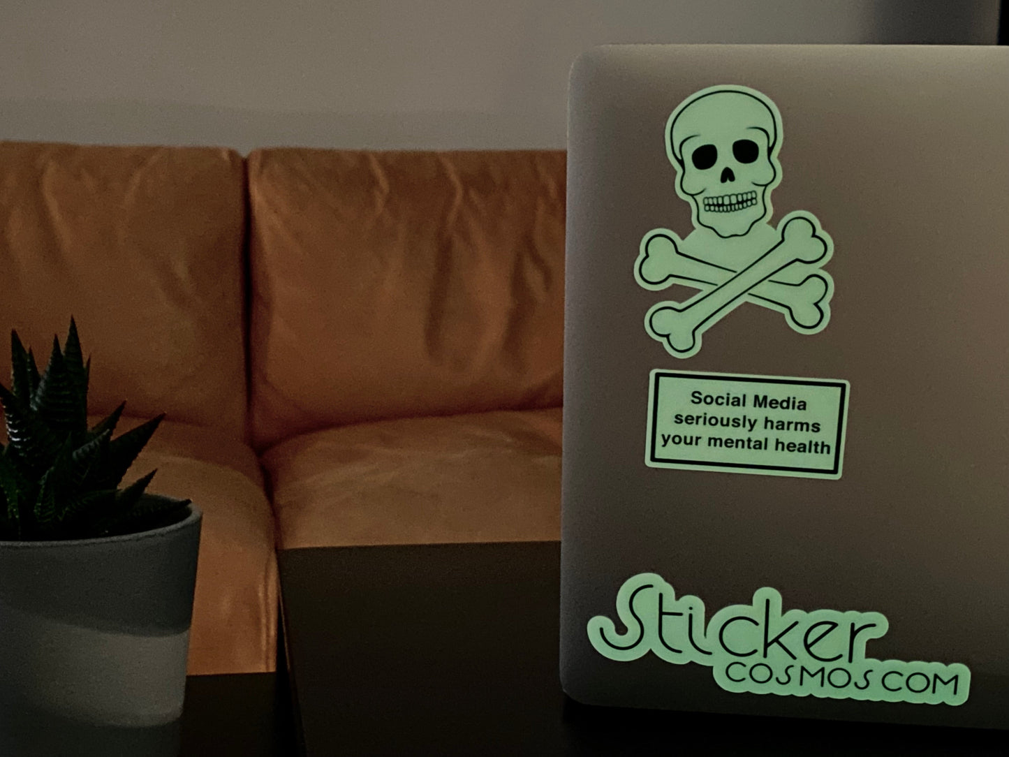 Glow-in-the-dark sticker sheets HANDS